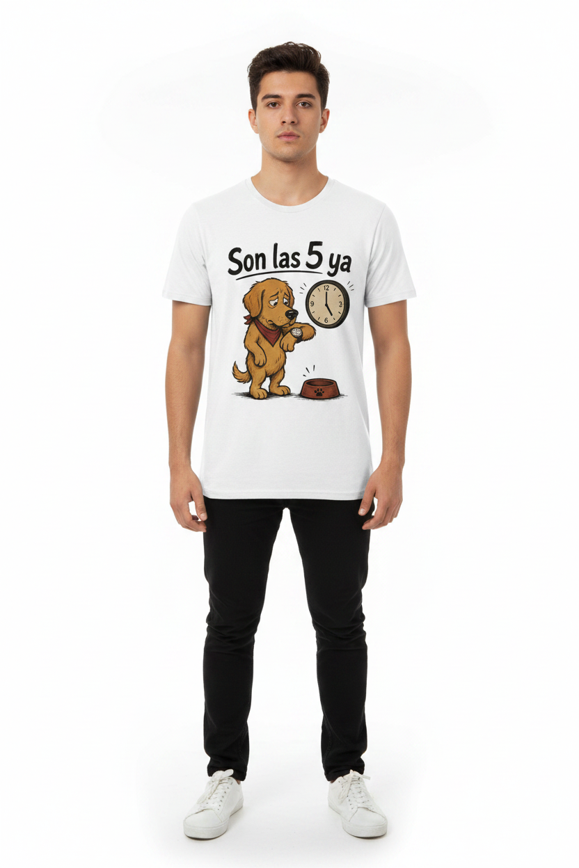 Camiseta Unisex “Son las 5 ya”